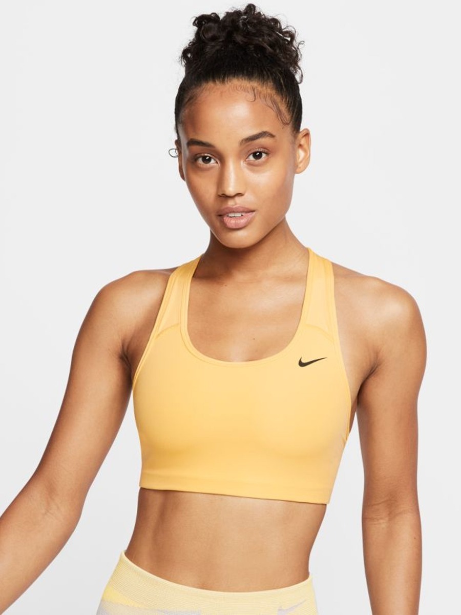 Nike Swoosh Bra Non-Pad Topaz Gold/ Black