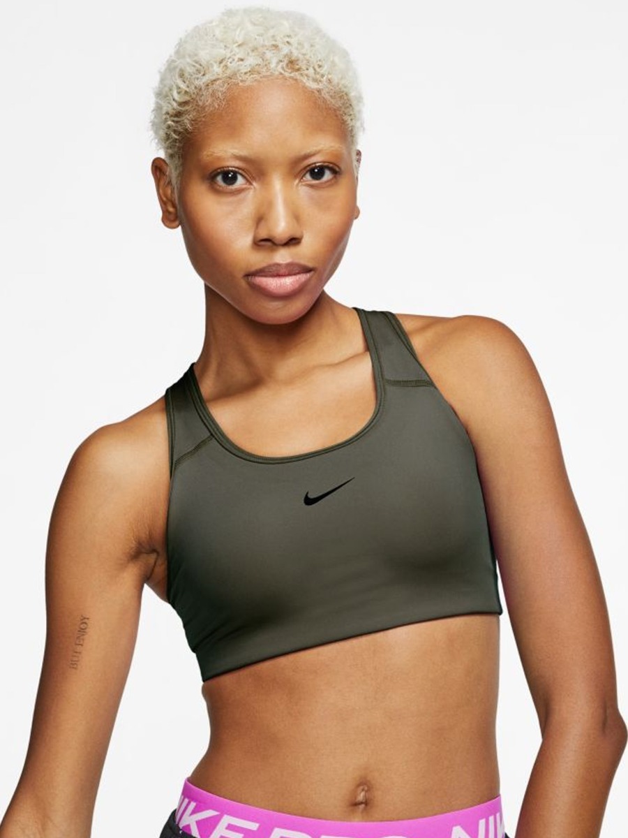 Nike Swoosh Bra Pad Cargo Khaki/ Pure/ Black