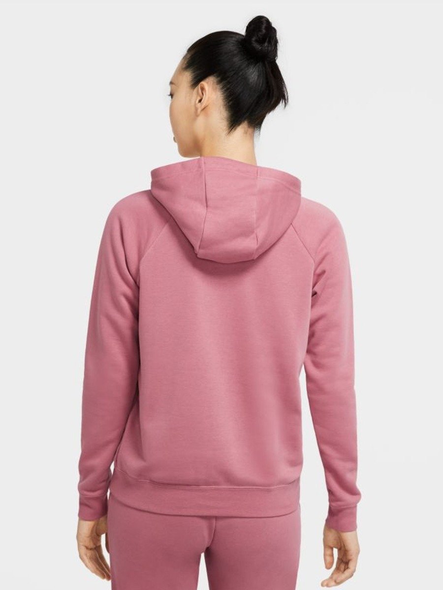 Nike Essential Hoodie Fleece Desert Berry/ White