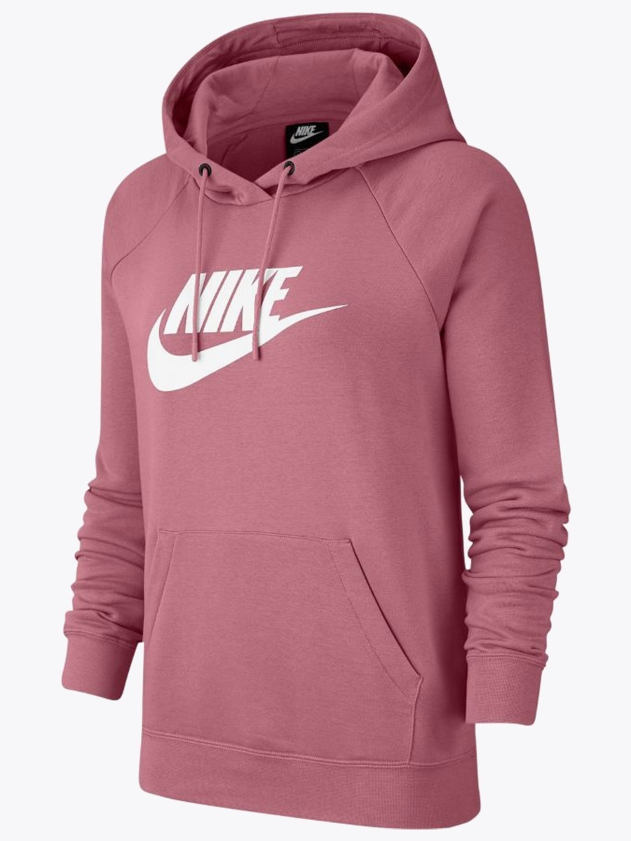 Nike Essential Hoodie Desert Berry/ White