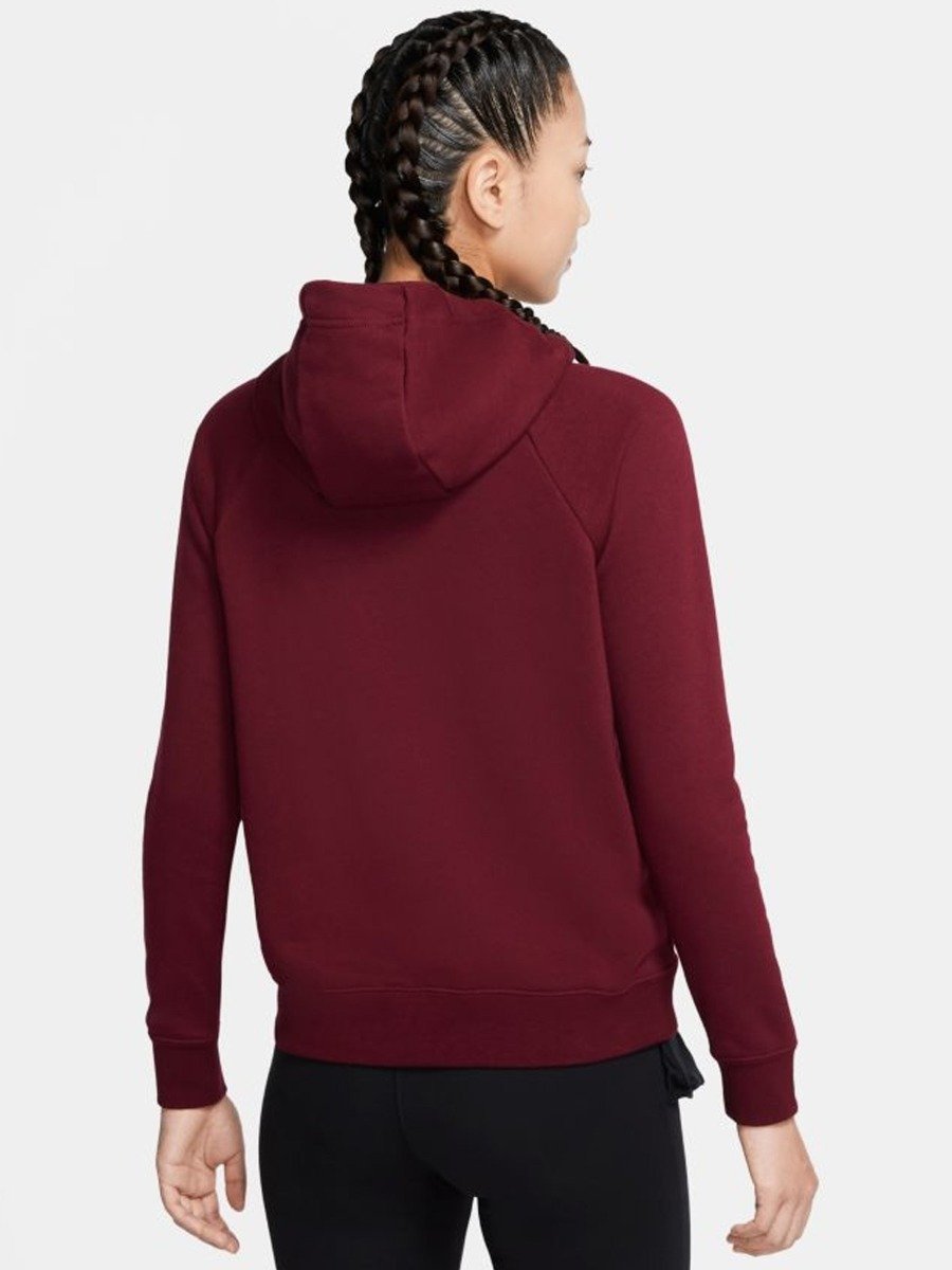 Nike Essential Hoodie Dark Beetroot/ White