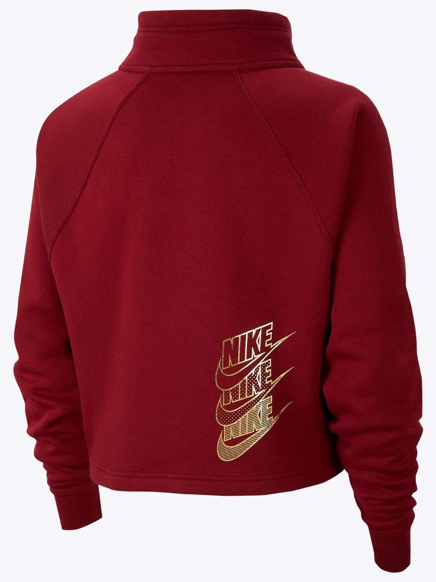 Nike Funnel 1/2 ZIP BB Shine Team red
