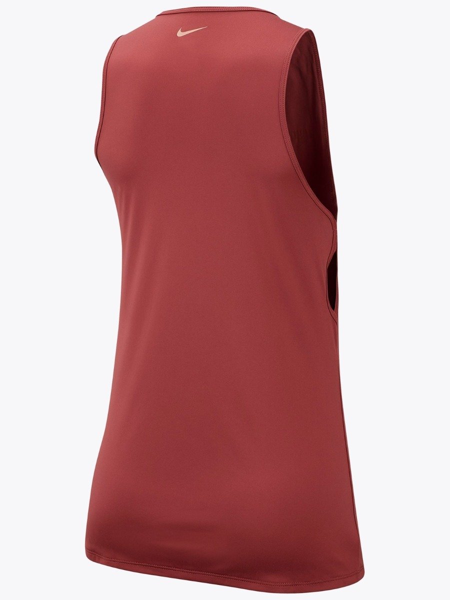 Nike Yoga Tank Keyhole GRX Cedar