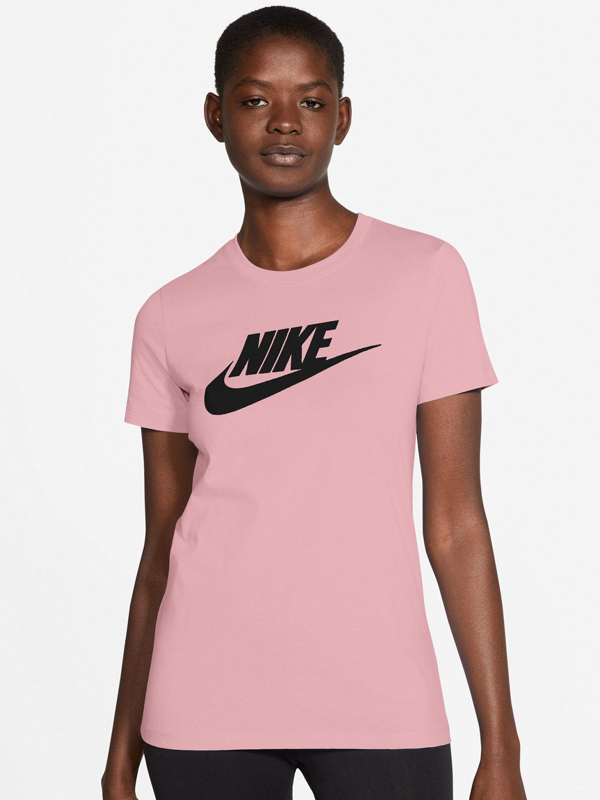 Nike Essential Tee Pink Glaze / Black