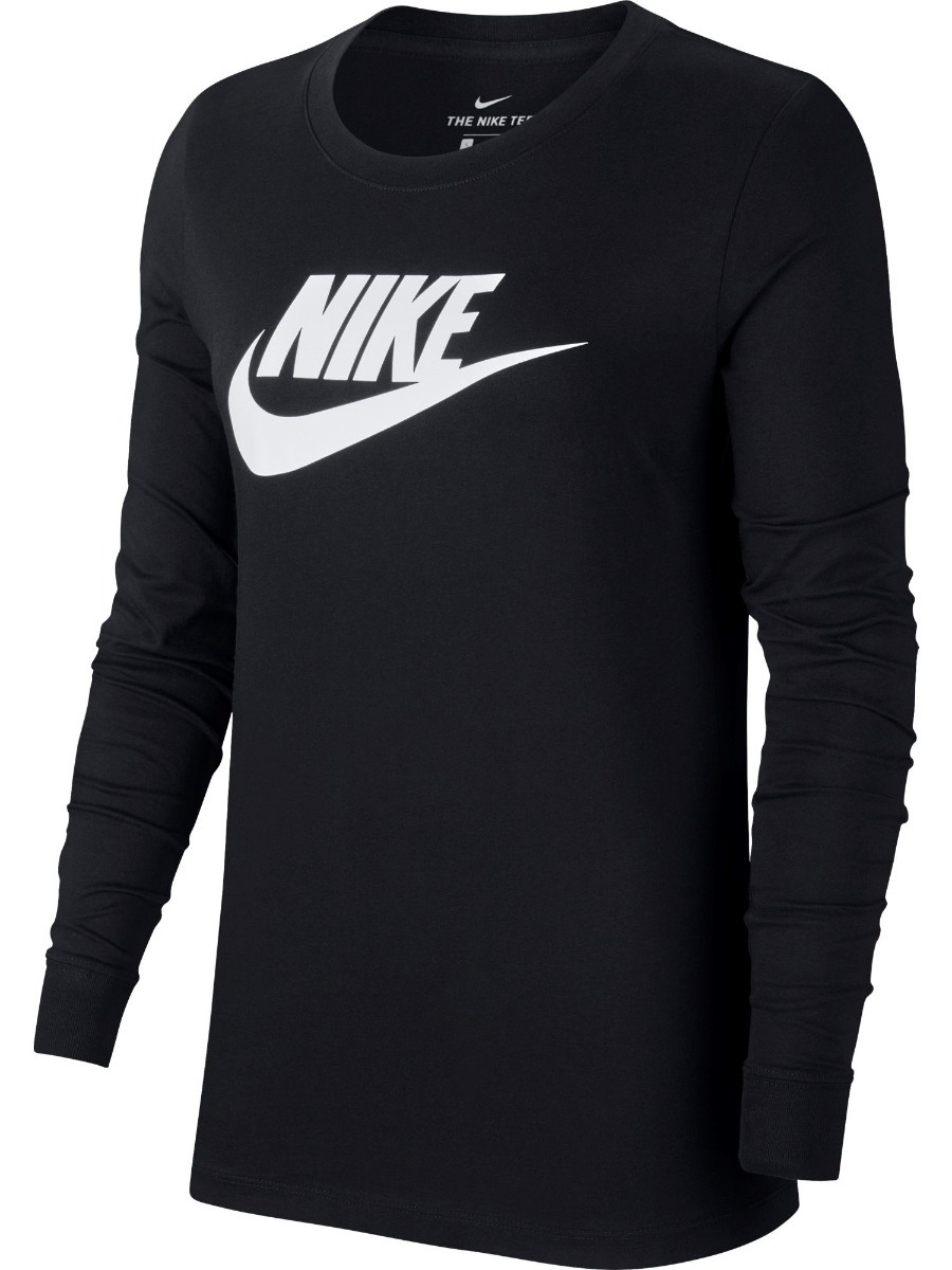 Nike Essential Long Sleeve Tee Black