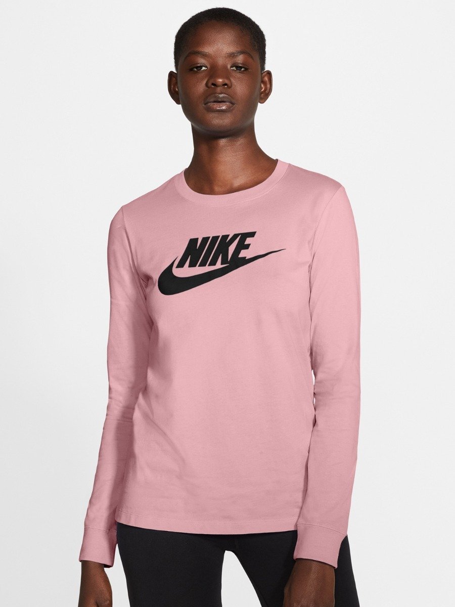 Nike Essential Long Sleeve Tee Pink Glaze / Black