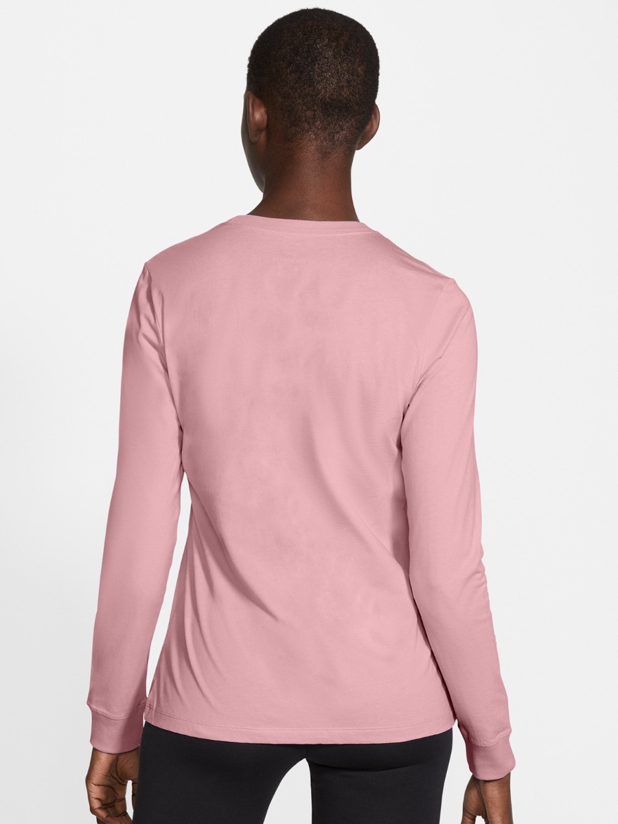 Nike Essential Long Sleeve Tee Pink Glaze / Black