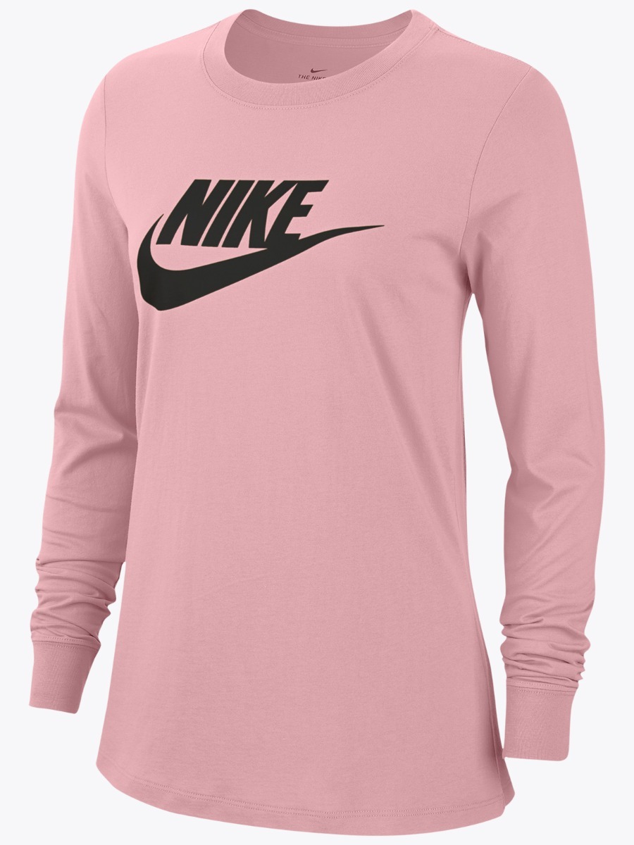 Nike Essential Long Sleeve Tee Pink Glaze / Black