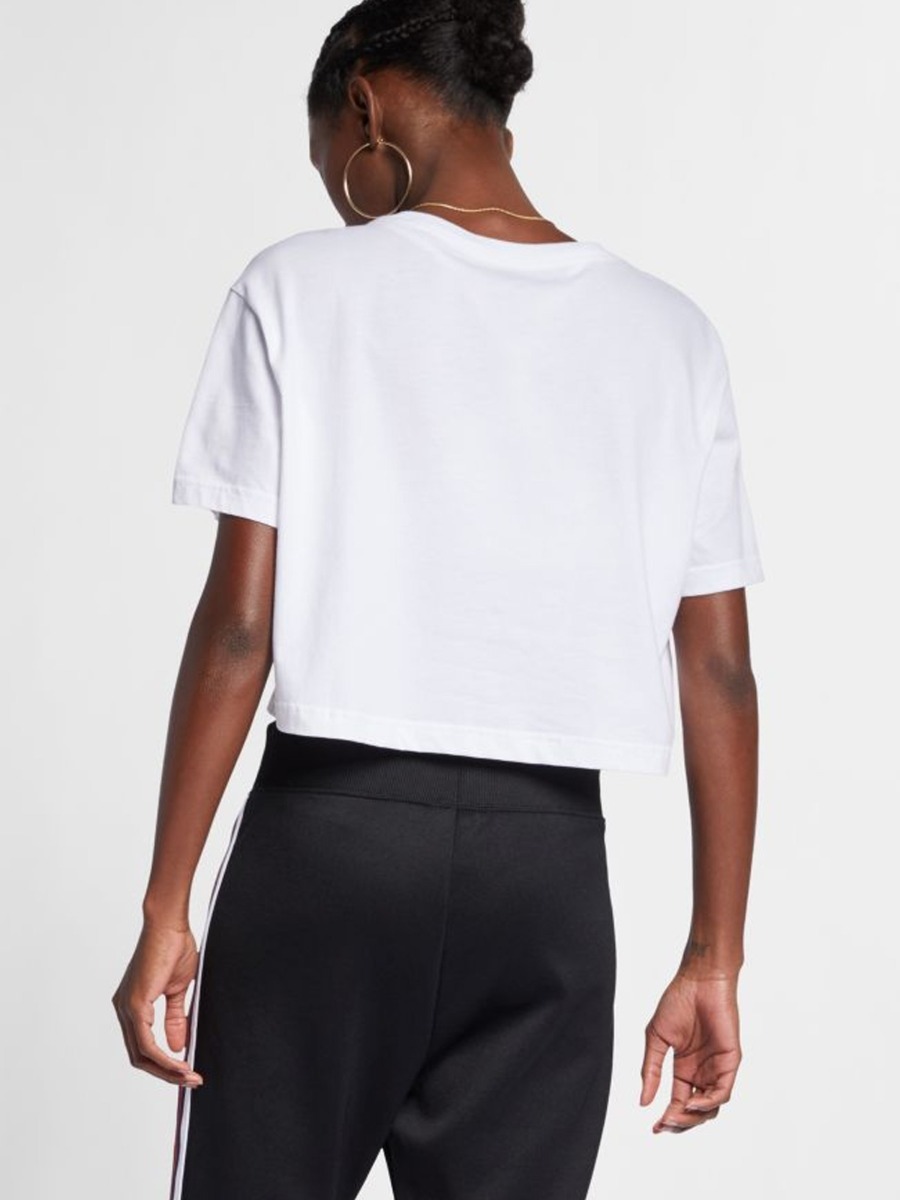 Nike Essential Crop Tee White