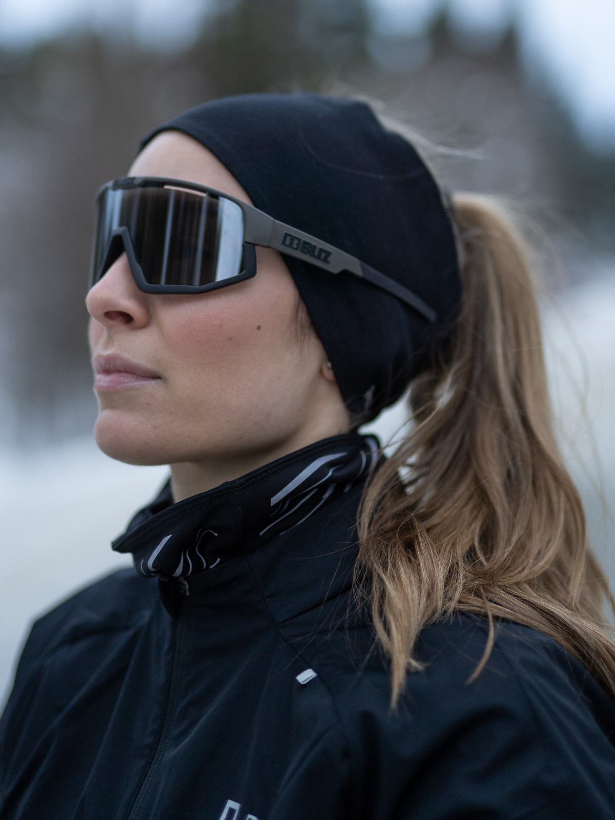 Bliz Active Fusion Camo Green / Linse: Smoke w silver mirror / Filterkategori: 3