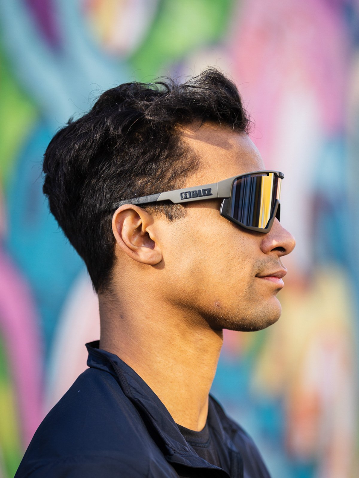 Bliz Active Fusion Camo Green / Linse: Smoke w silver mirror / Filterkategori: 3