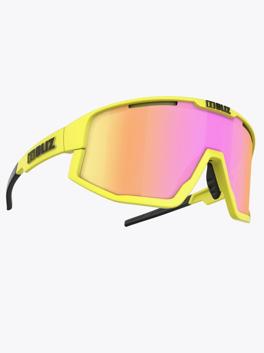 Bliz Active Fusion Matt Neon Yellow/Brown Purple Multi