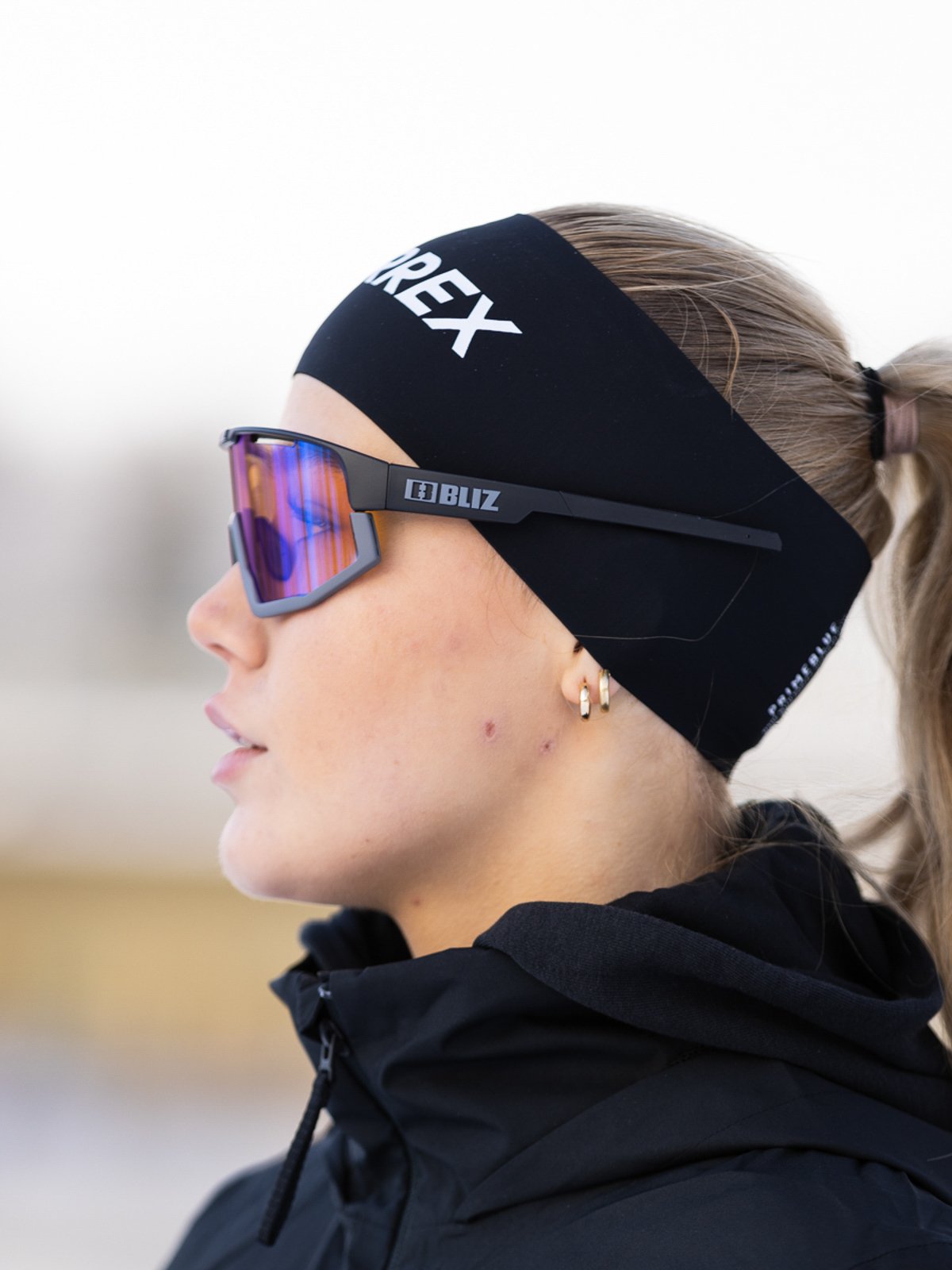 Bliz Active Fusion Nordic Light Farge: Matt Black / Linse: Nano Optics| Nordic Light Coral: Orange w blue multi