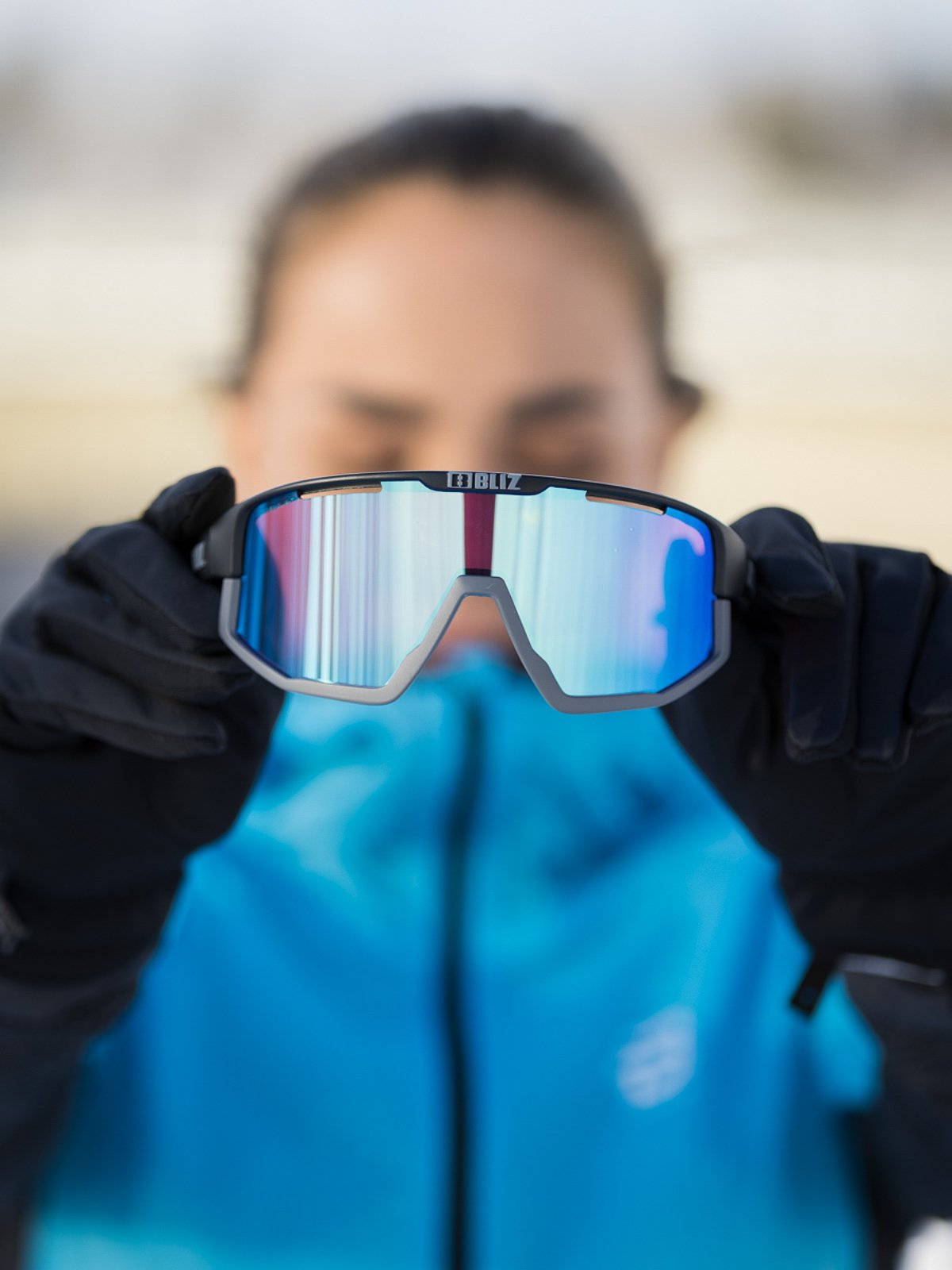 Bliz Active Fusion Nordic Light Farge: Matt Black / Linse: Nano Optics | Nordic Light Begonia: Violet w blue multi