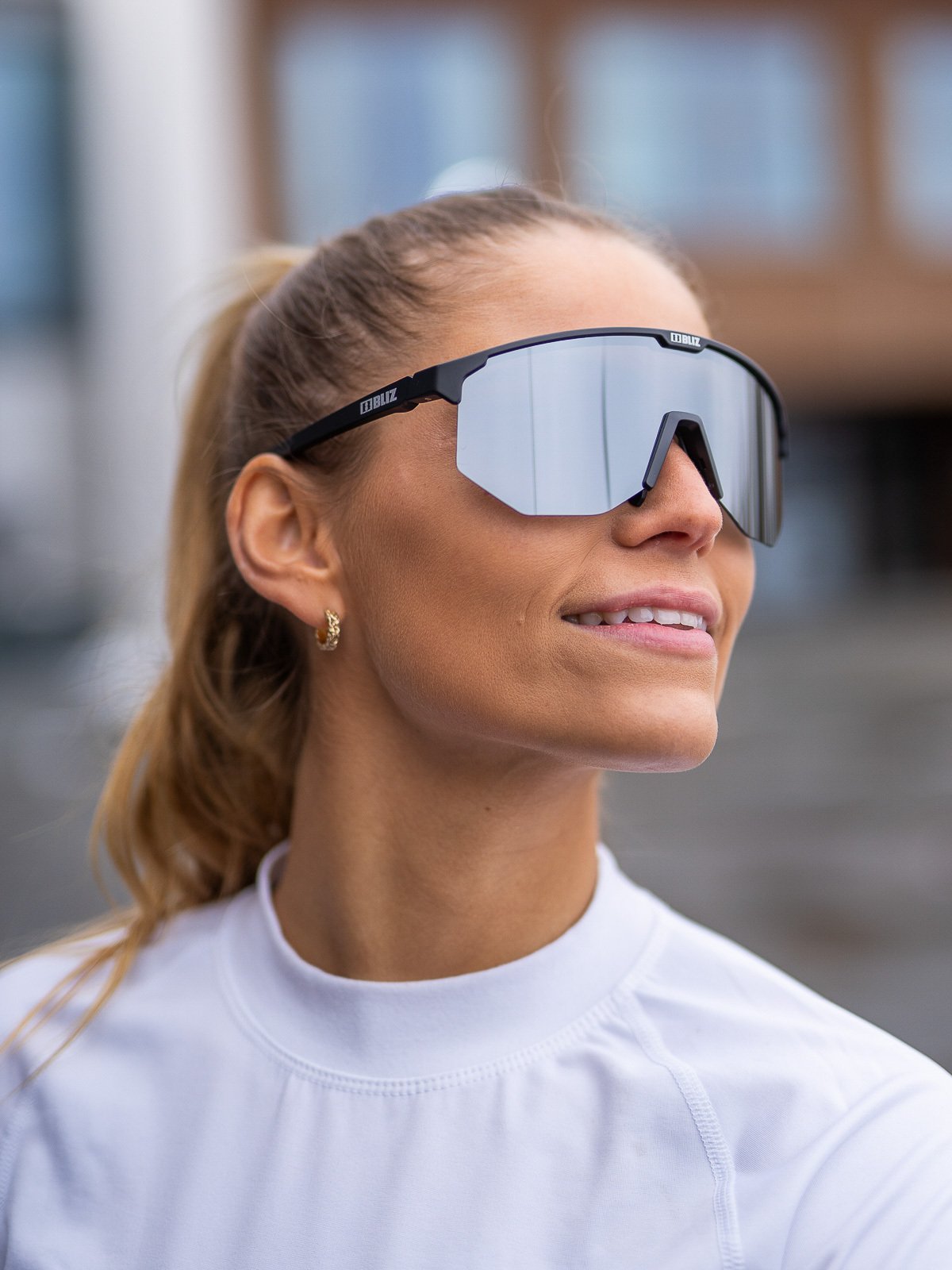 Bliz Hero Innfatning: Matt Black / Linse: Smoke w silver mirror