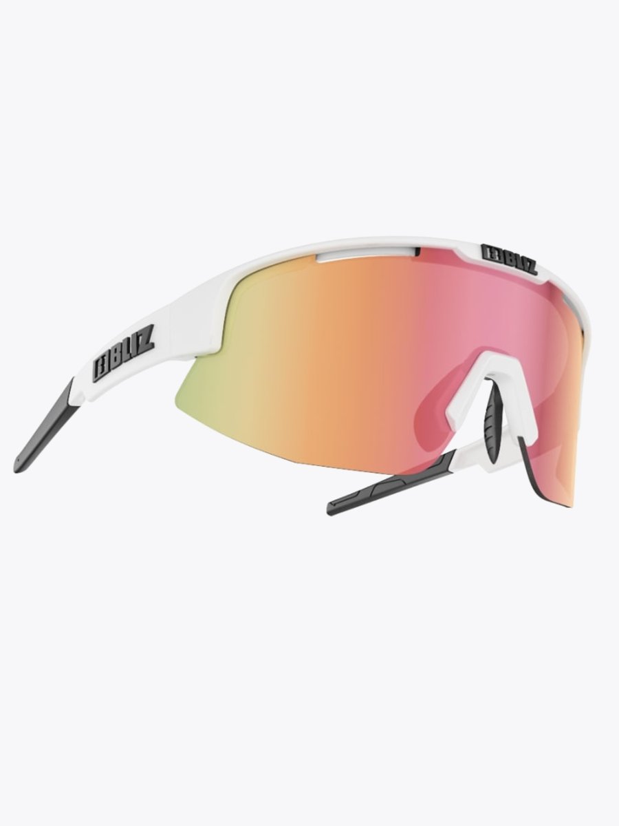 Bliz Active Matrix Ramme: Hvit med sorte detaljer / Glass: Oransje