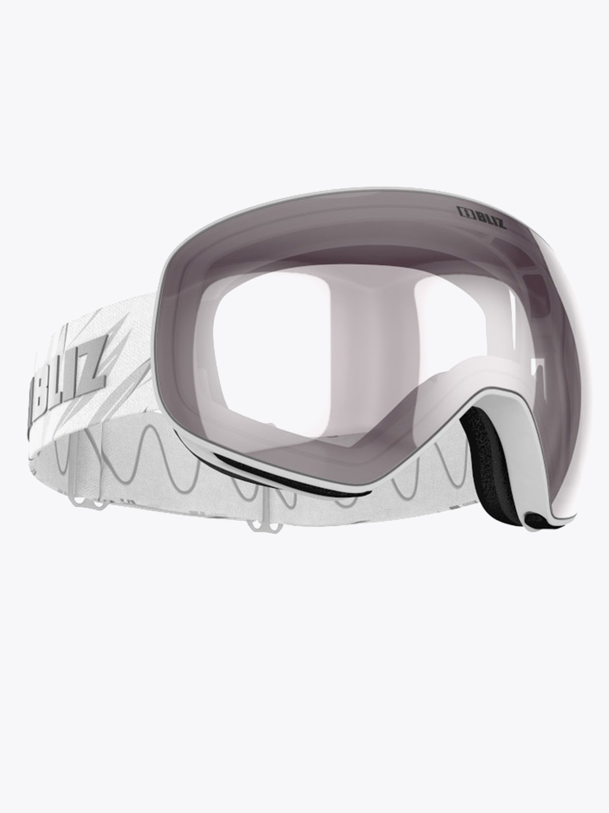 Bliz Floz Farge: Hvit / Lens: Pink w Silver mirror