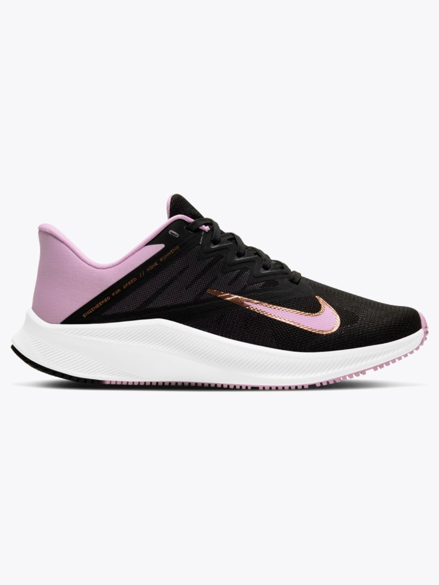 Nike Quest 3 Black/ Metallic Copper-Light arctic pink