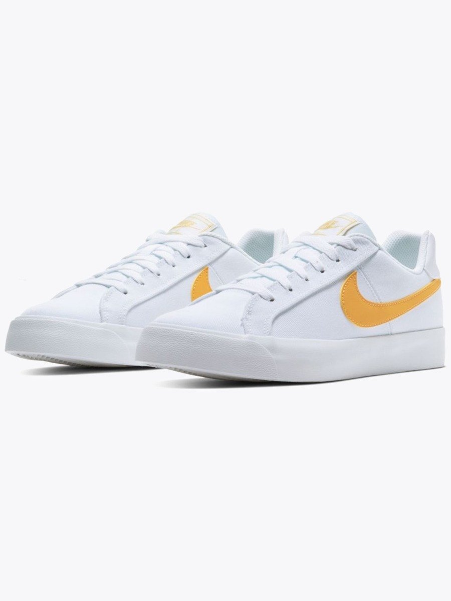 Nike Court Royale AC Canvas White/ Topaz Yellow