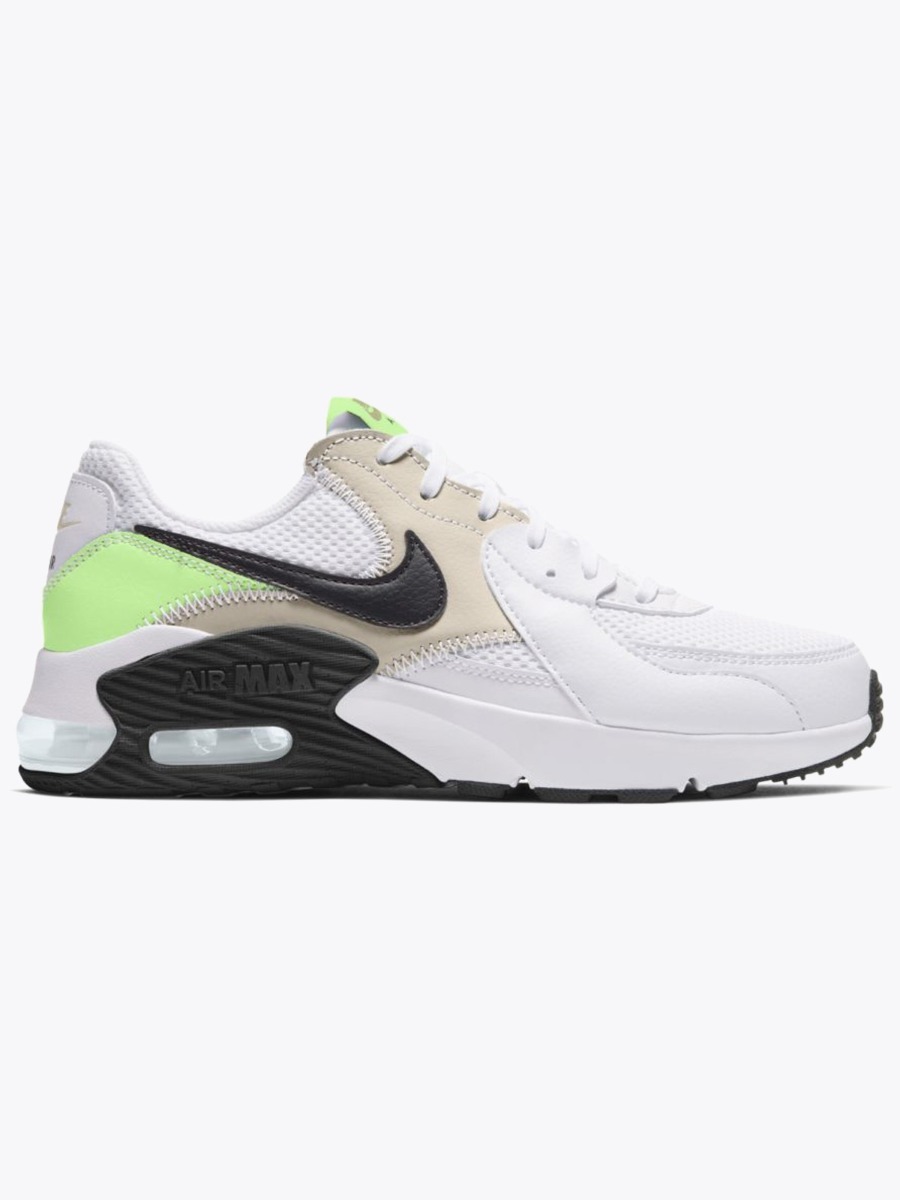 Nike Air Max Excee White/ Black-Barely Volt-Light Orewood brn