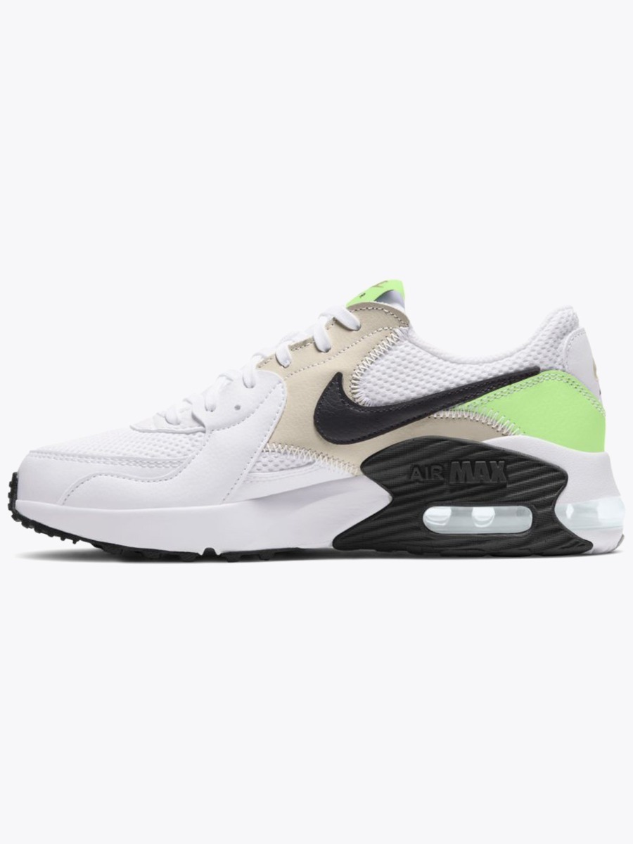 Nike Air Max Excee White/ Black-Barely Volt-Light Orewood brn