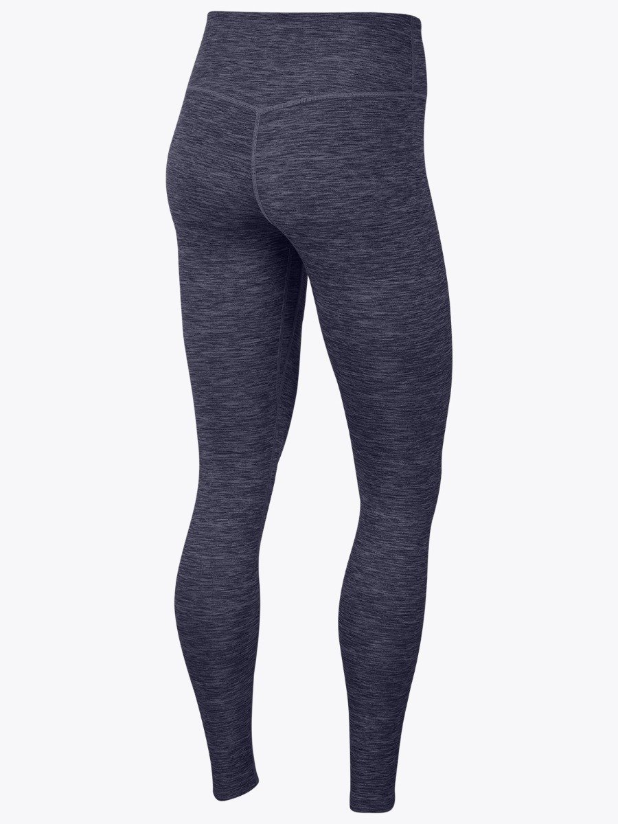 Nike One Luxe Mid Rise Heathered Tights Obsidian / Clear