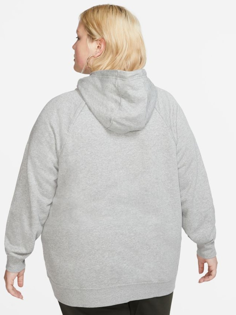 Nike Sportswear Essential Full Zip Hoodie Dark Grey Heather