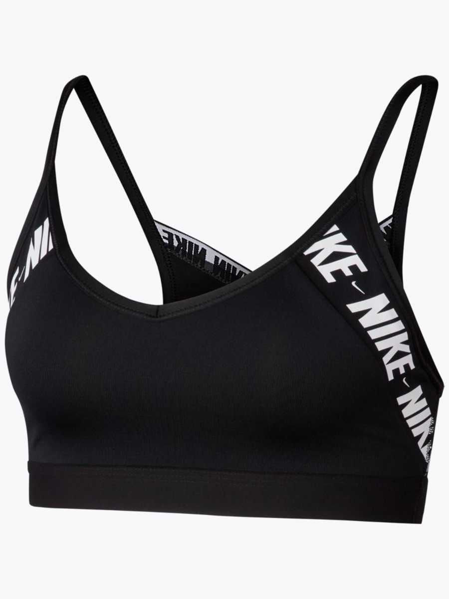 Nike Indy Logo Sports Bra Limelight/ Valerian Blue/ White