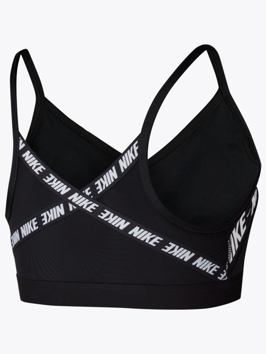 Nike Indy Logo Sports Bra Limelight/ Valerian Blue/ White