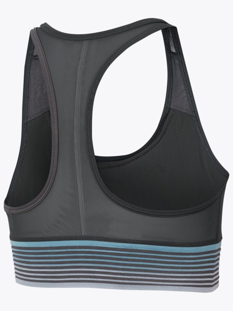 Nike Pro Swoosh Mesh Sports Bra Iron Grey/ Cerulean