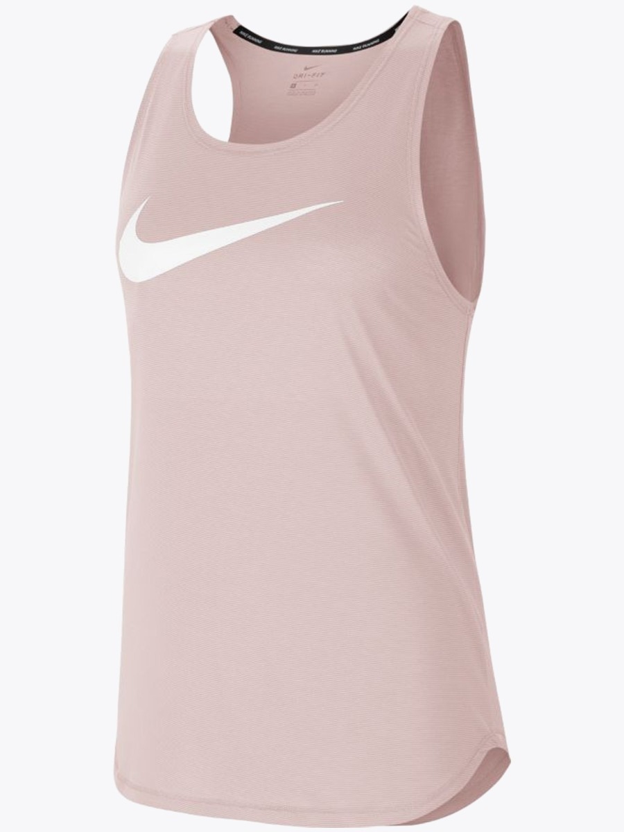 Nike Swoosh Run Tank Barely Rose/ White