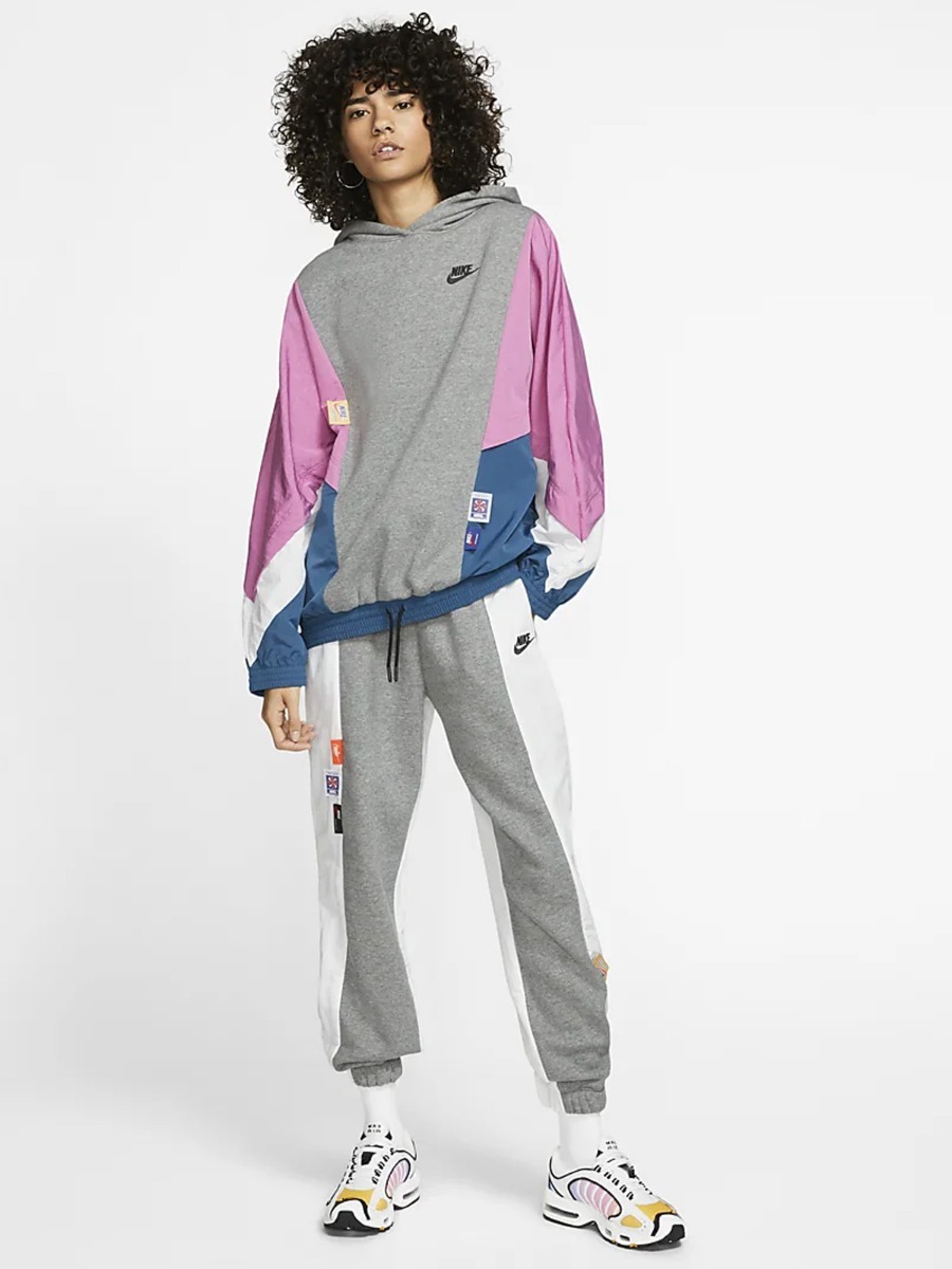 Nike Icon Clash Pullover Hoody Carbon Heather