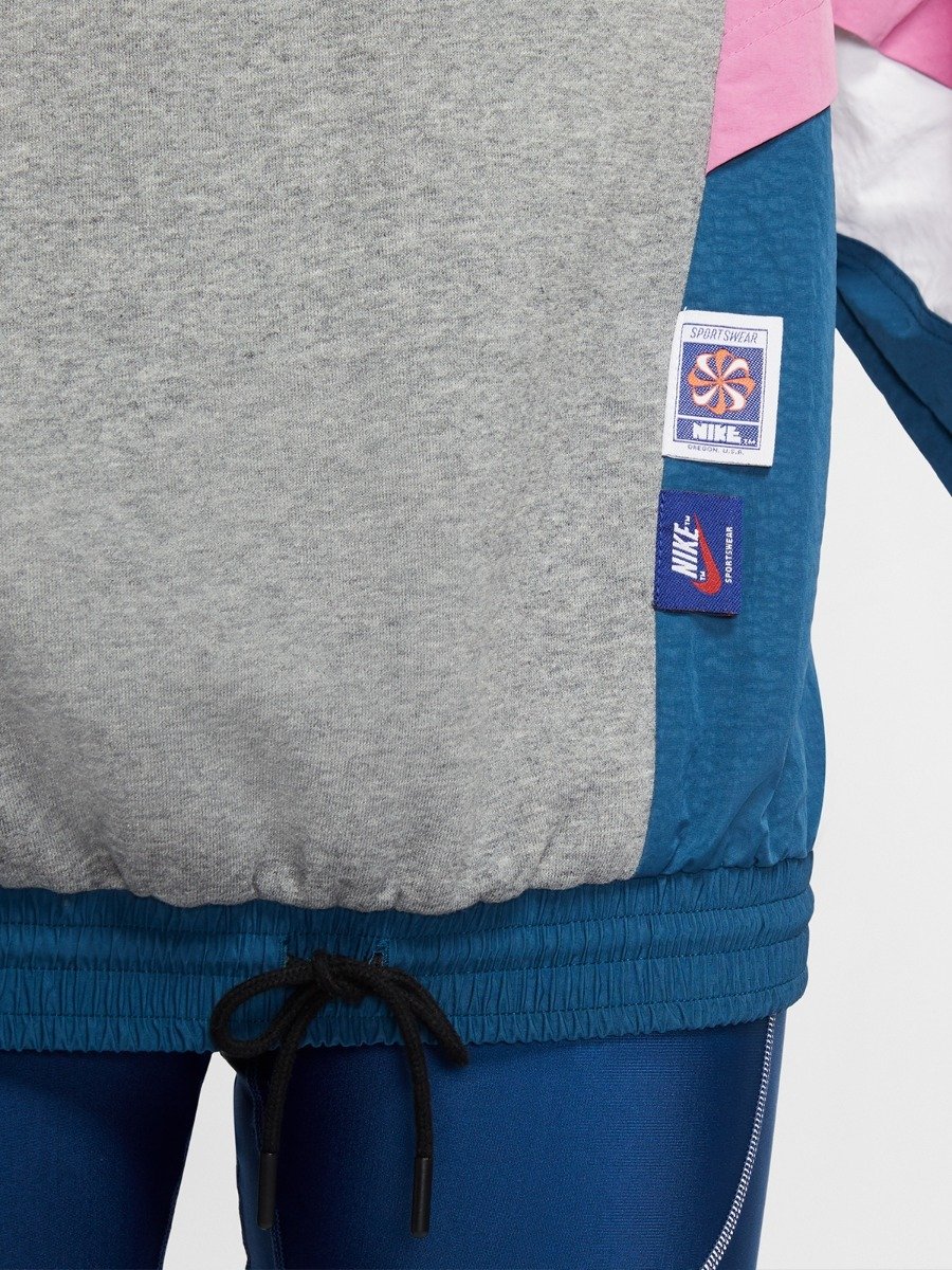 Nike Icon Clash Pullover Hoody Carbon Heather