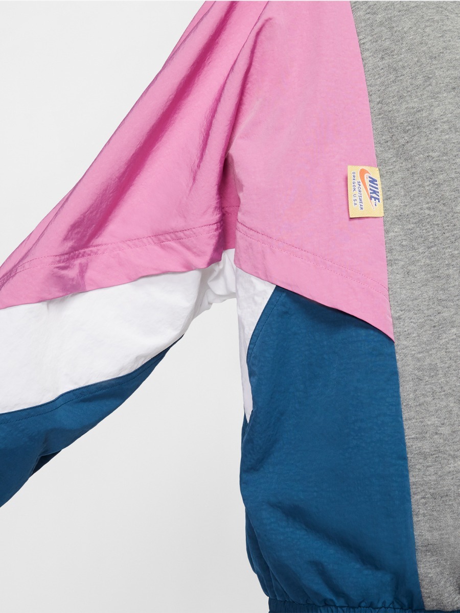 Nike Icon Clash Pullover Hoody Carbon Heather