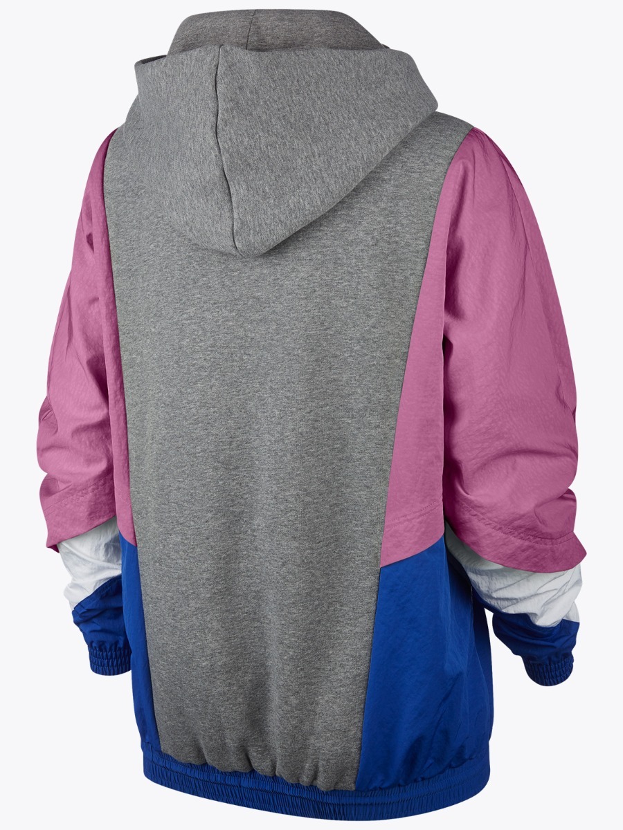 Nike Icon Clash Pullover Hoody Carbon Heather