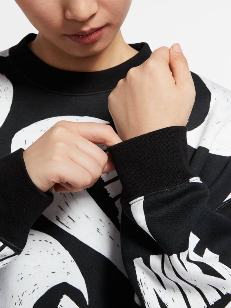 Nike Icon Clash Fleece Crew Black