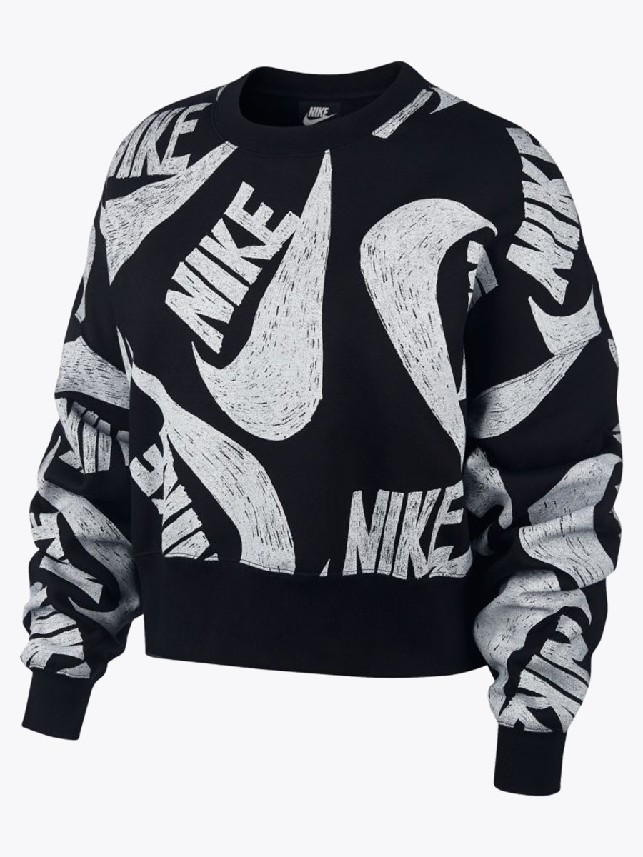 Nike Icon Clash Fleece Crew Black