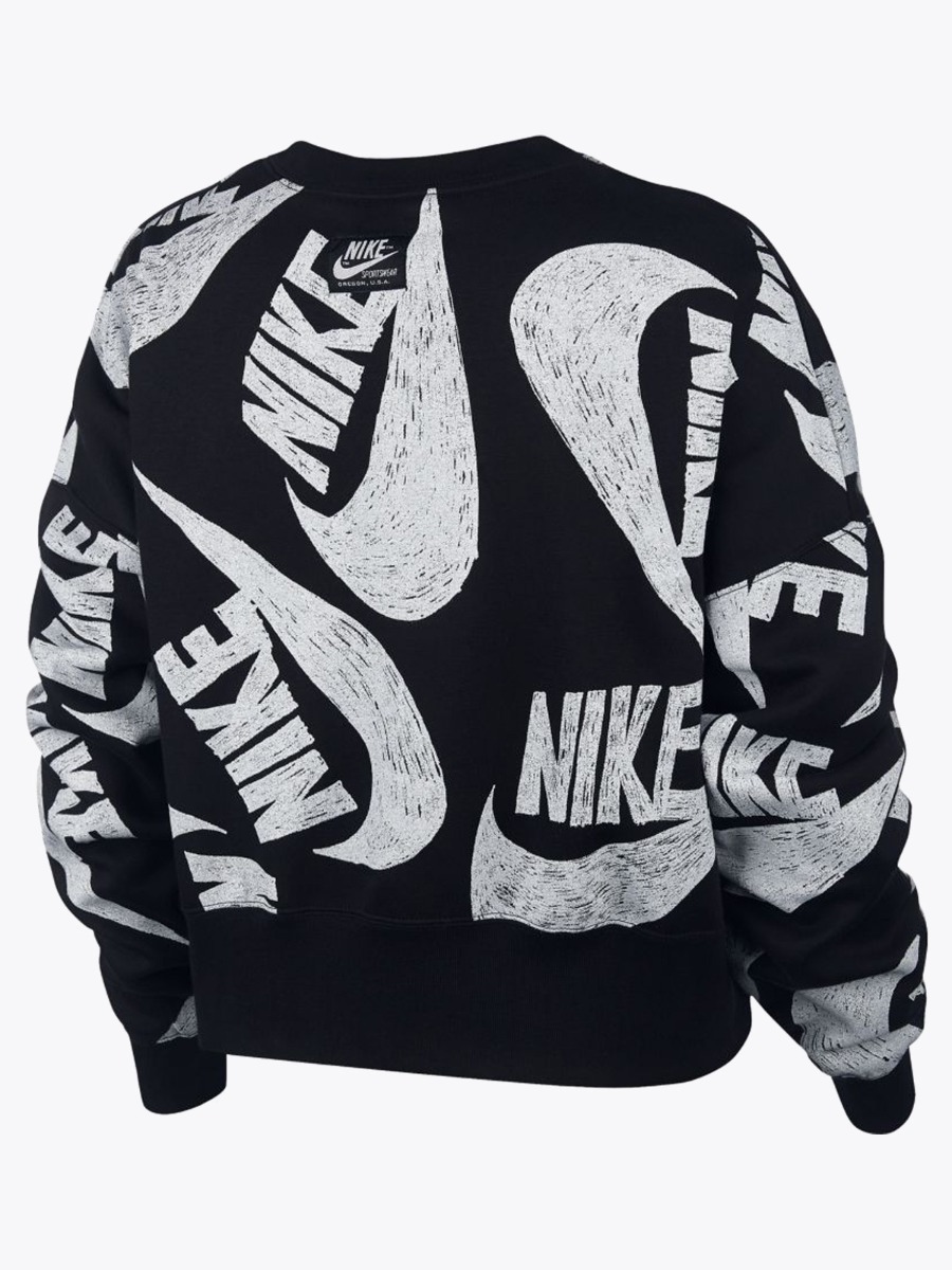 Nike Icon Clash Fleece Crew Black