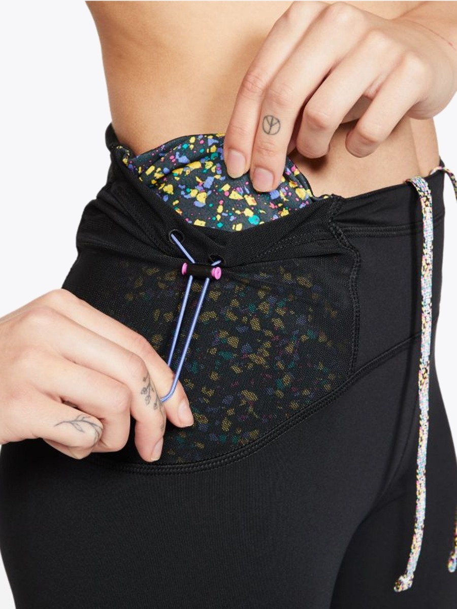 Nike Speed Icon Clash Tights Black/ Sapphire/ Fire Pink