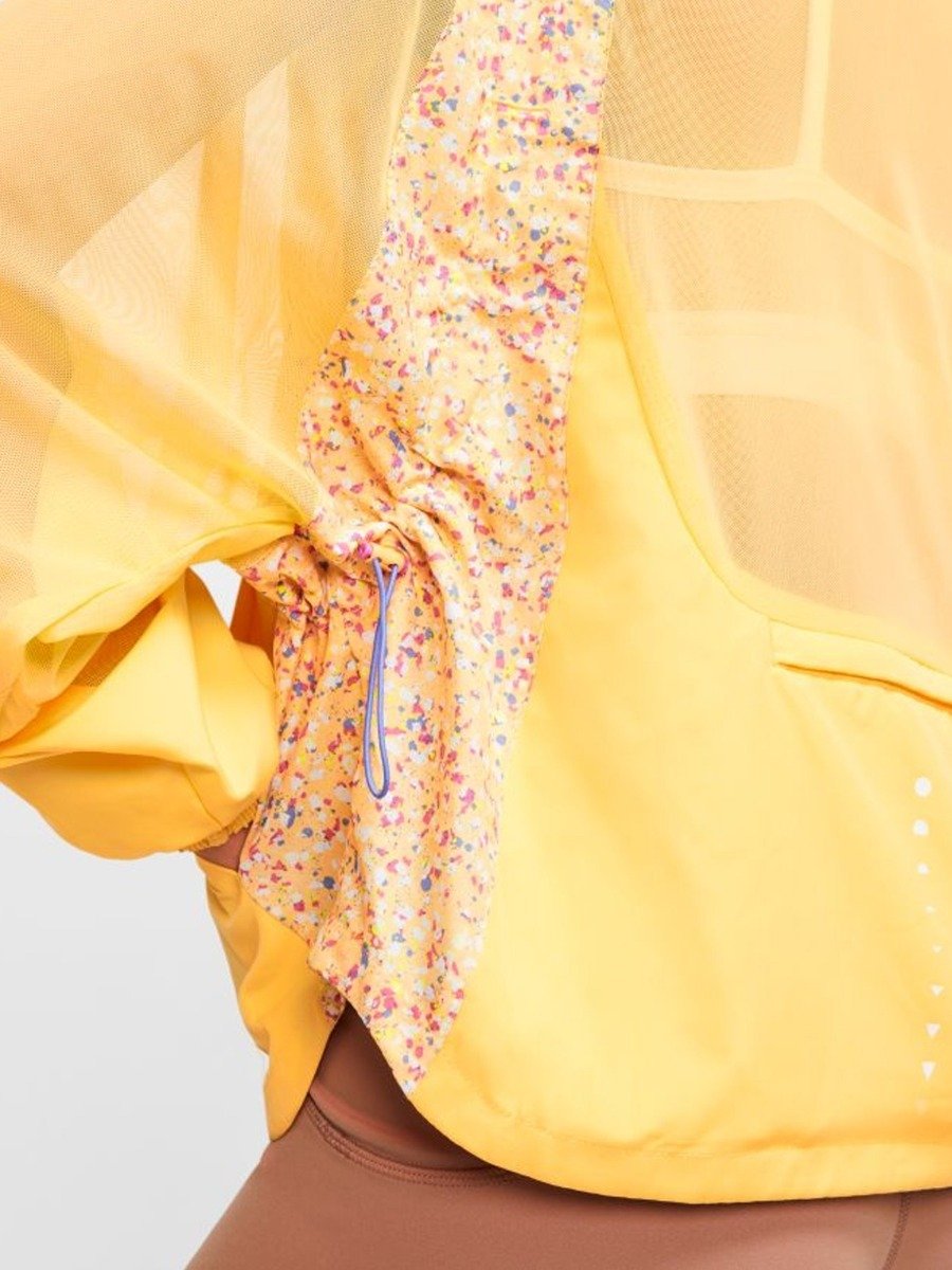 Nike Icon Clash Jacket Topaz Gold/ Laser Orange/ White