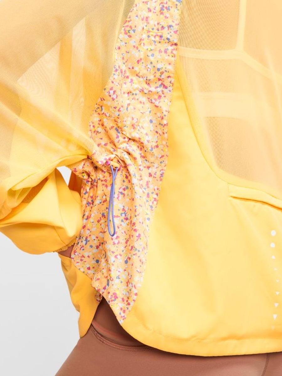 Nike Icon Clash Jacket Topaz Gold/ Laser Orange/ White