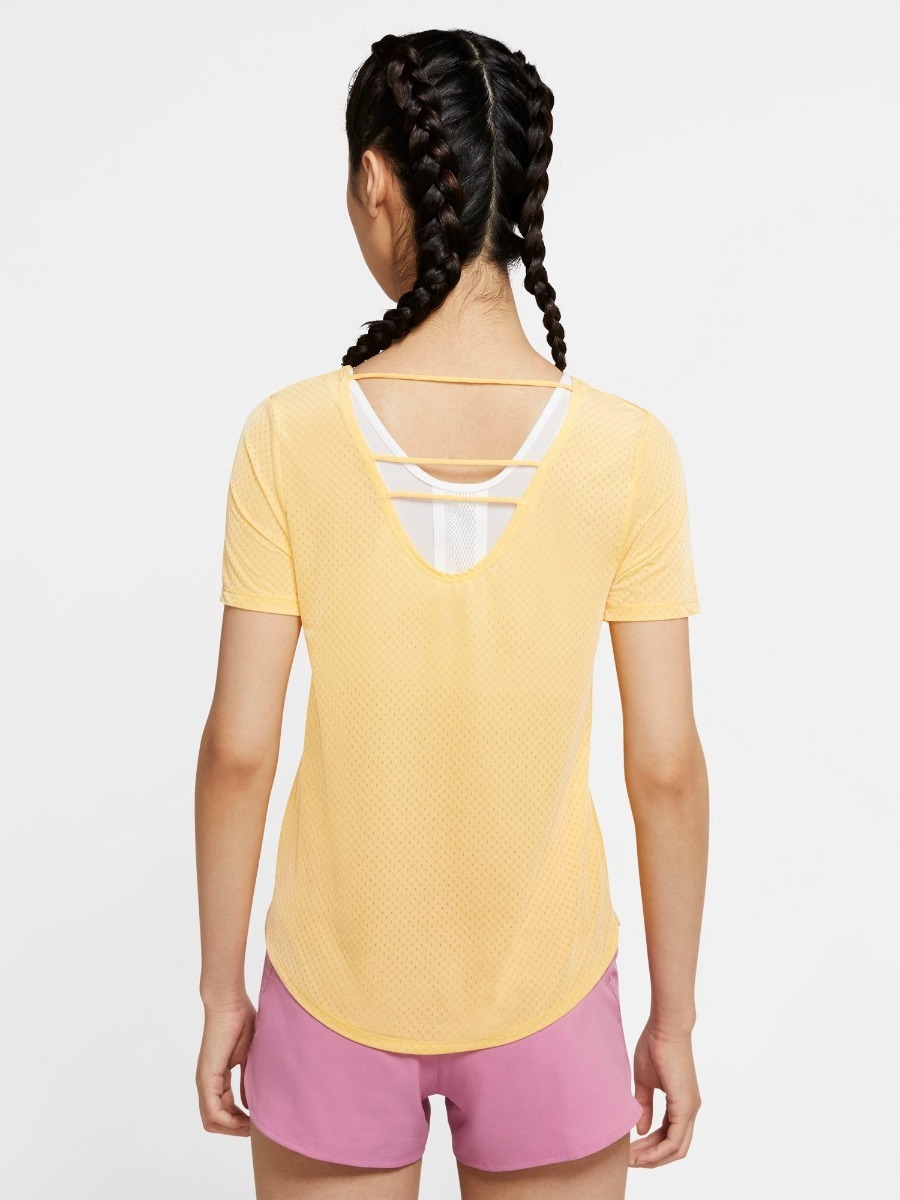 Nike Breathe Tee Golden Topaz