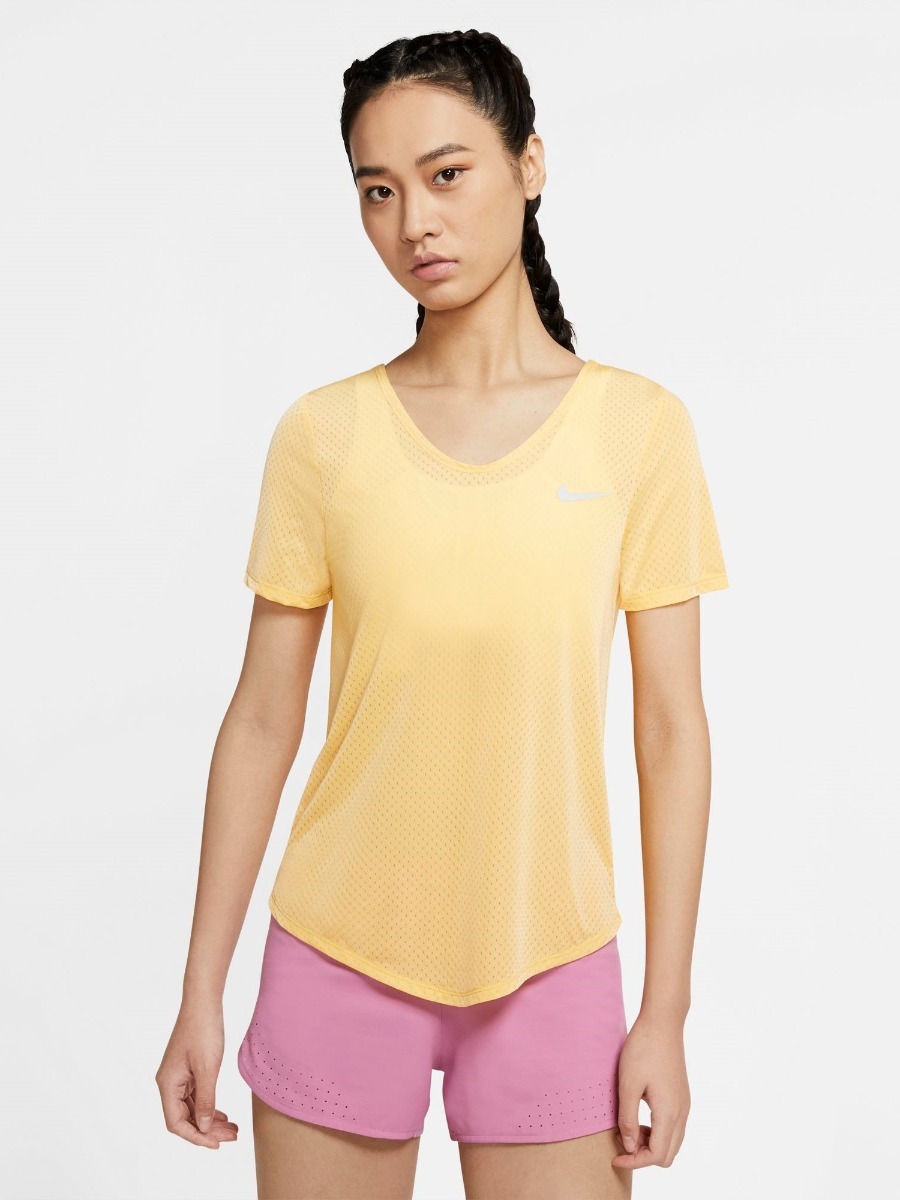 Nike Breathe Tee Golden Topaz