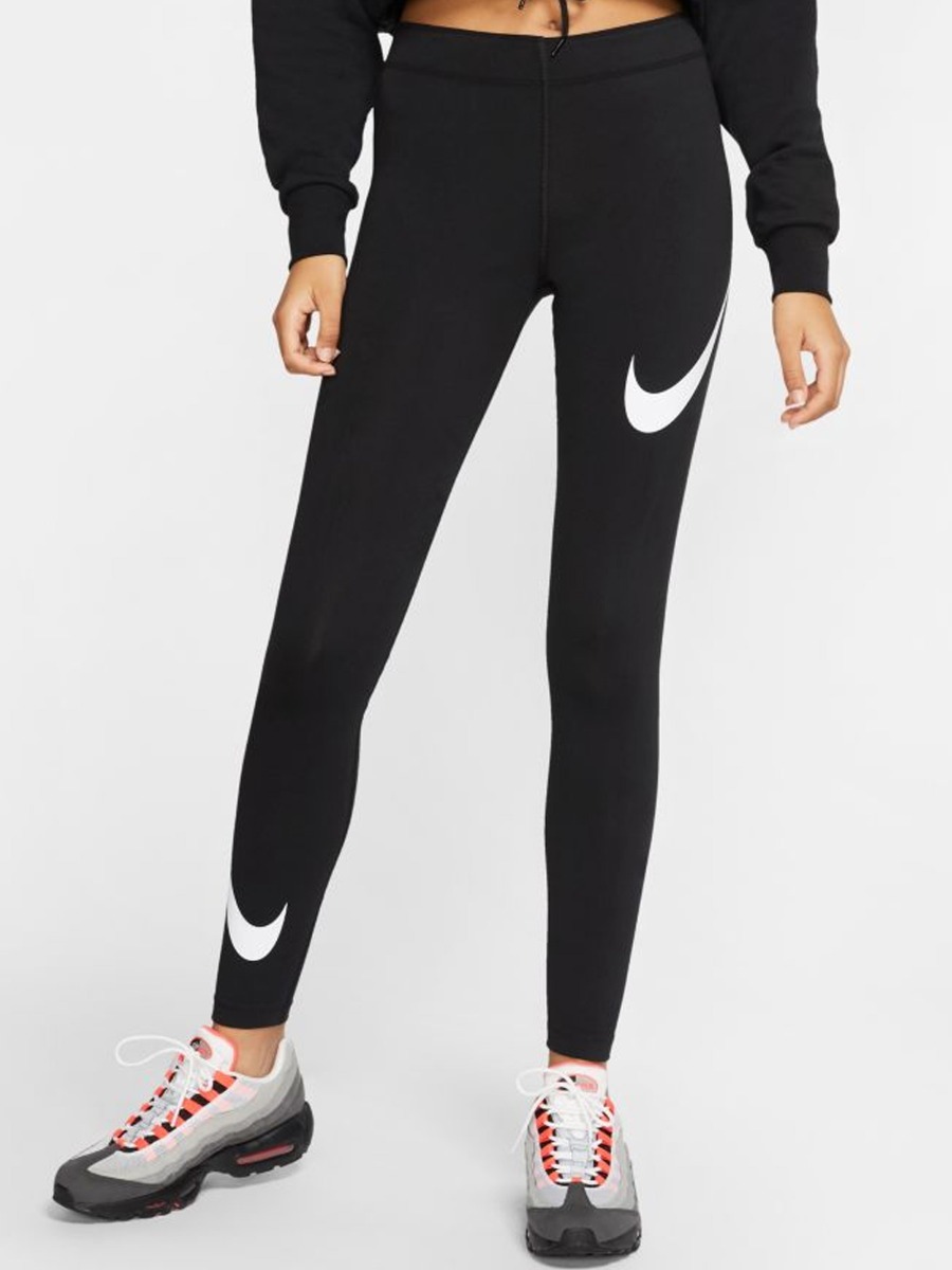 Nike Sportswear Leg-A-See Swoosh Pant Black/ White