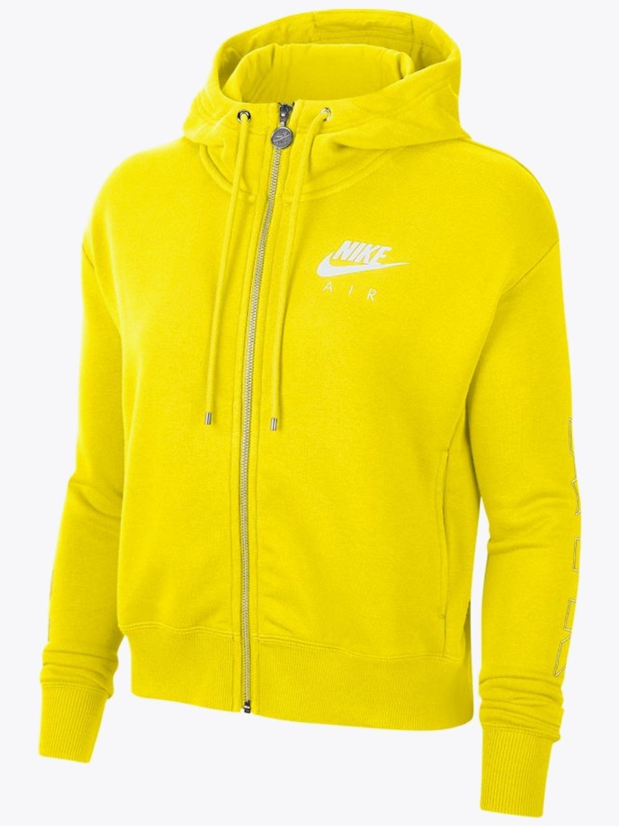 Nike Air Full Zip Hoodie Opti Yellow/ Ice Silver