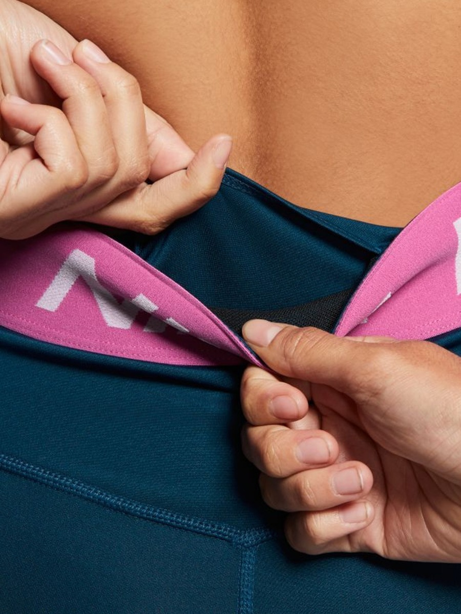 Nike One Tights Icon Clash Valerian Blue/ Cosmic Fuchsia/ Limelight