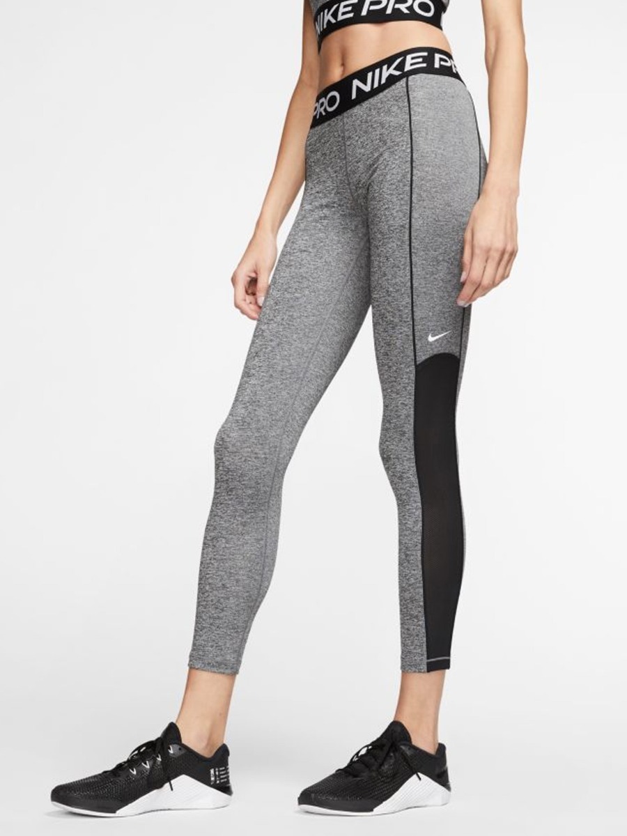Nike Pro Tights Space Dye Black/ Smoke Grey/ White
