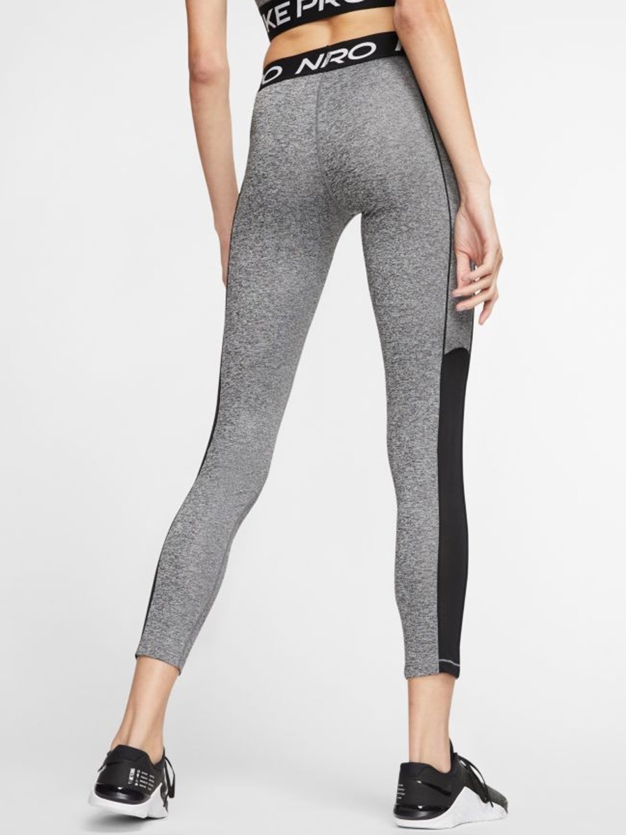 Nike Pro Tights Space Dye Black/ Smoke Grey/ White