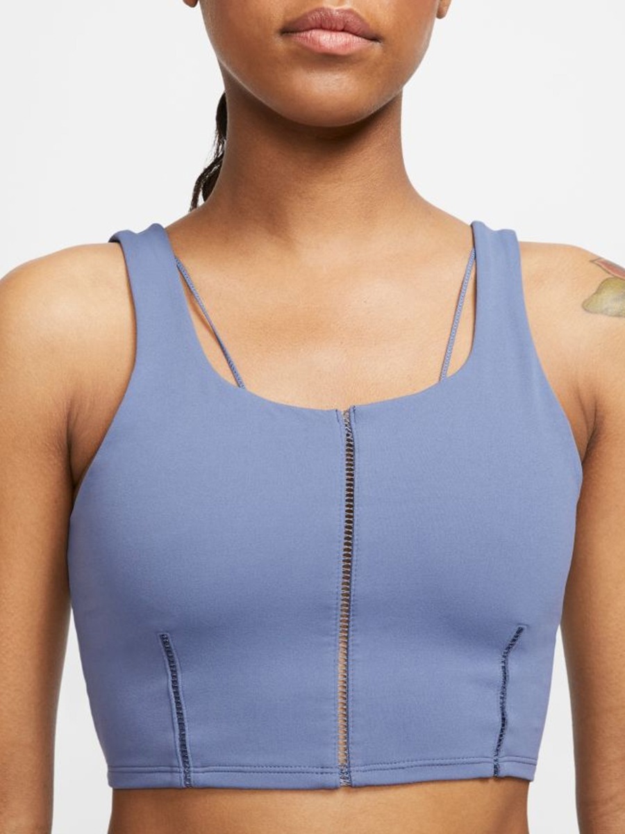 Nike Yoga Sports Bra Diffused Blue/ Obsidian Mist