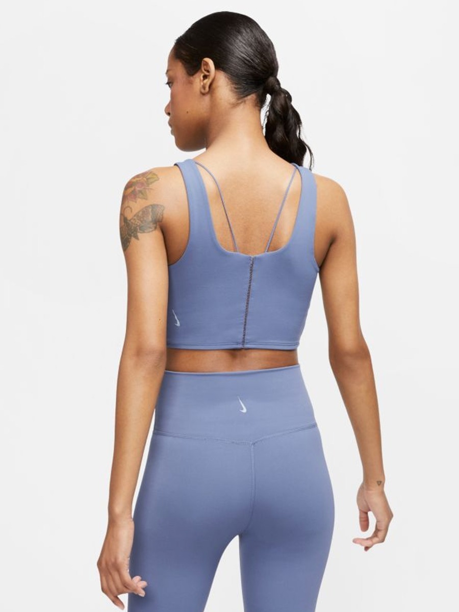 Nike Yoga Sports Bra Diffused Blue/ Obsidian Mist